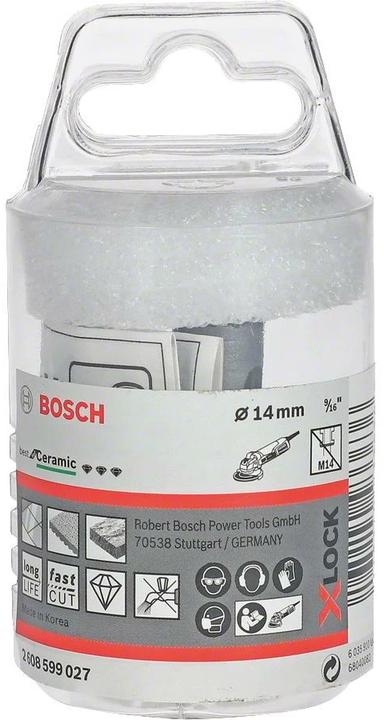 Produktbild Bosch Professional Zubehör PRO Core Cutter dry X-Lock, 14 x 30 mm (14 Millimeter)