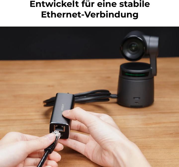 Produktbild Obsbot USB-C Adapter Tail Air USB-C zu Ethernet Adapter (USB-C, RJ45 (1x))