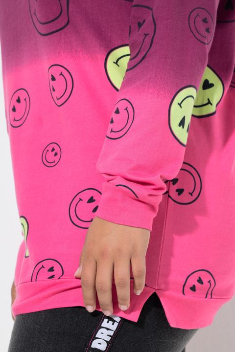 Produktbild Angel of Style Sweatshirt, oversized, Farbverlauf Smiley, Langarm (46)