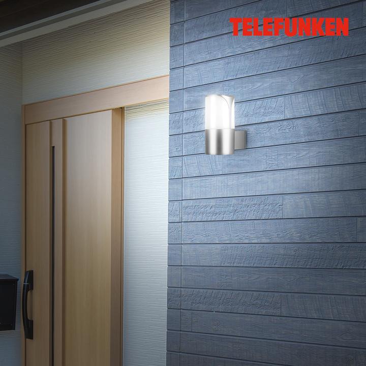 Actual product image Telefunken Outdoor light, silver, 1xE27 excl. (E27)