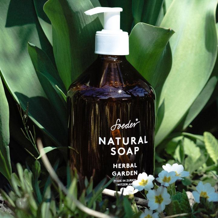 Actual product image Soeder* Natural Soap Herbal Garden (Liquid soap, 500 ml)