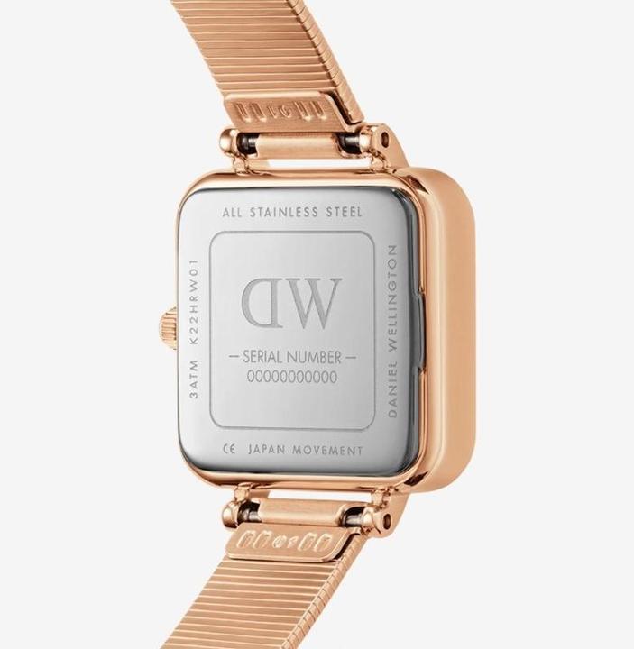 Produktbild Daniel Wellington Quadro Studio Rose Gold Green (Analoguhr, 22 mm)