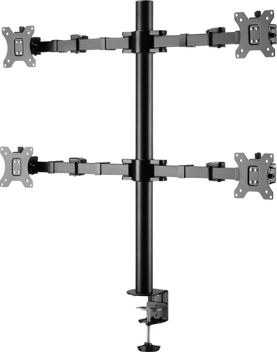 SpeaKa Professional Quad Monitor Mount 43.2 cm (17") - 81.3 cm (32") (Table, 32")