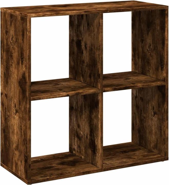 Produktbild VidaXL Raumteiler Bücherregal Standregal Büroregal Würfelregal Räuchereiche (69.5 x 29 x 103.5 cm)