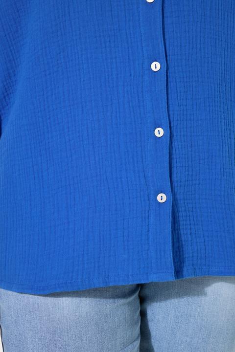 Produktbild Angel of Style Bluse, oversized, Musselin, Langarm (56)
