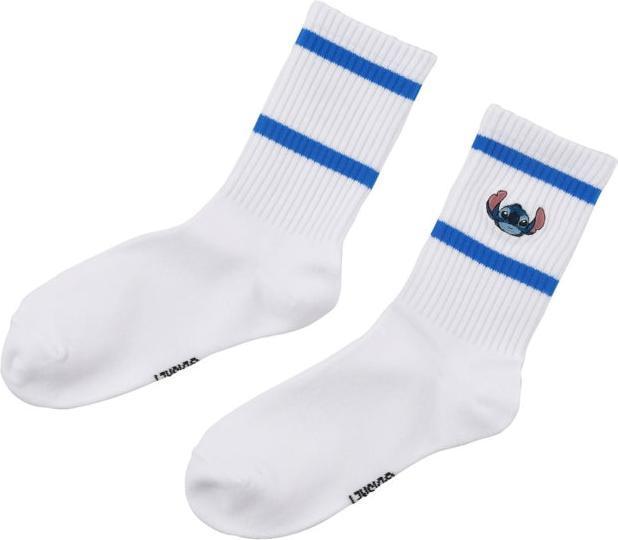 Immagine prodotto Disney Stitch gestrickte College-Gesichtssocken Weiss (36 - 39)