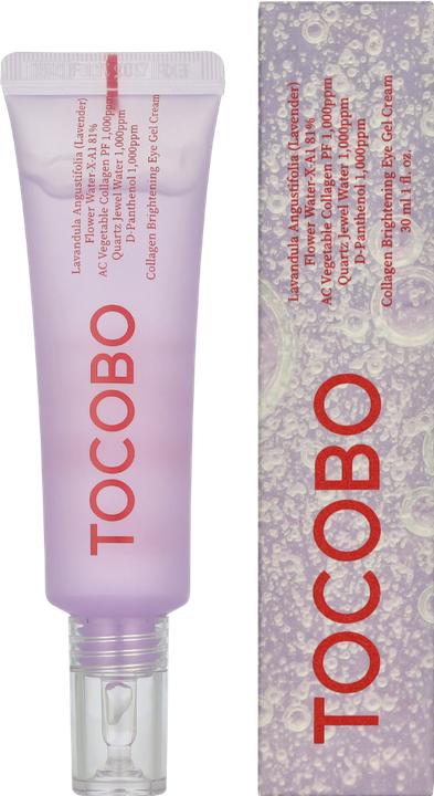 Immagine prodotto Tocobo Crema gel occhi illuminante al collagene 1,73 oz 49g Acqua di quarzo Estratto di acqua di lavanda (Gel per la cura degli occhi, 30 ml, Notte)
