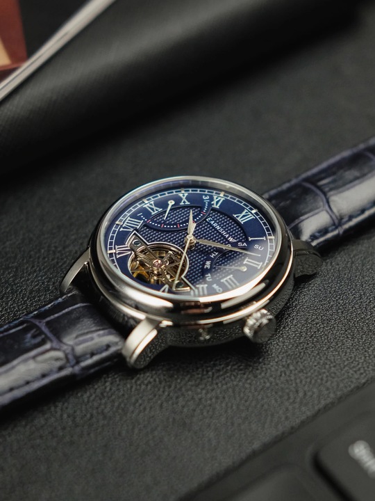 Immagine prodotto Thomas Earnshaw ES-8169-02 Cassa lunga doppia retrograda automatica (Orologio da polso analogico, 43 mm)