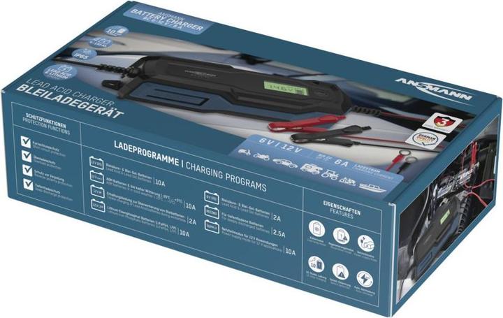 Produktbild Ansmann Ladegerät Bleiakkus BC 6-12V / 6 A (12V, 6V, 6 A)