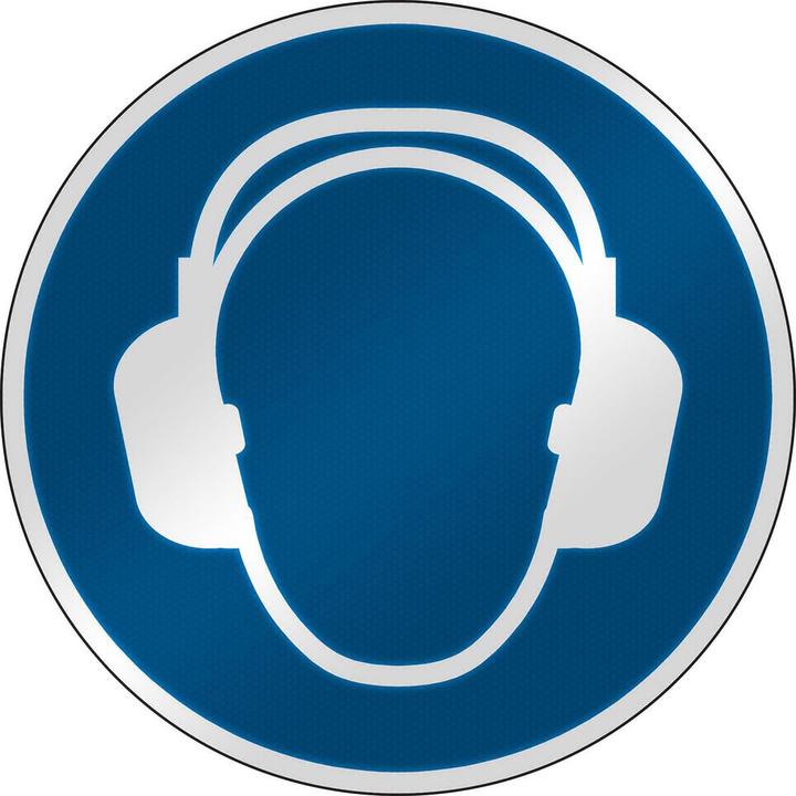 Image du produit Brady Étiquette de sécurité ISO - utiliser un protège-oreilles