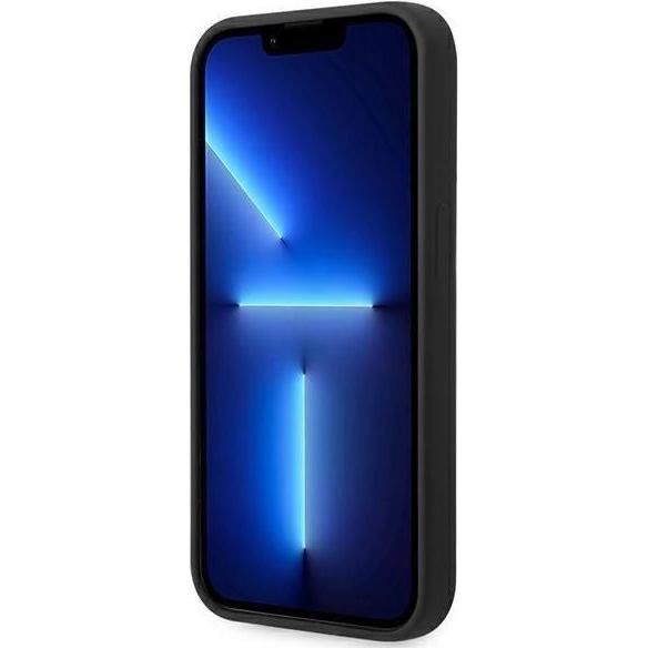 Thumbnail - BMW Hülle BMHCP14XSILBK "iPhone 14 Pro Max 6.7" schwarz/schwarzes Silikon-Metall-Logo (Apple iPhone 14 Pro Max), Smartph...