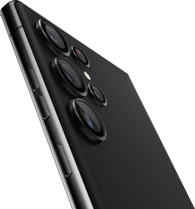 Actual product image Spigen Optics Pro Camera Sam S23 Ultra 2szt./2pcs czarny/black AGL05950 (2 pcs., Samsung Galaxy S23 Ultra)