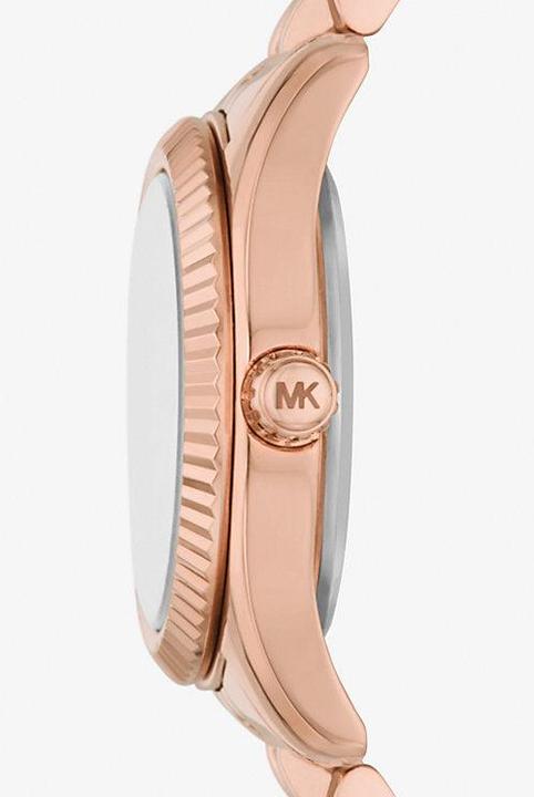Actual product image Michael Kors Armbanduhr Petite Lexington im Rosé-Goldton mit Pavé (Analogue wristwatch, 26 mm)
