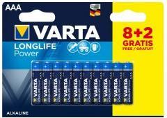 Produktbild Varta Alkaline battery LR03 AAA 8 + 2 free (10 Stk., AAA)