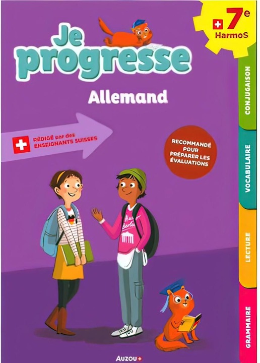Actual product image Je progresse en Allemand 7ème HarmoS (French, Dalla Riva Sabina, Knébel Martine, 2022)