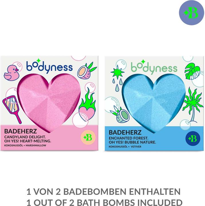 Actual product image Craze Bodyness Bath Heart Assorted (Bath salts)