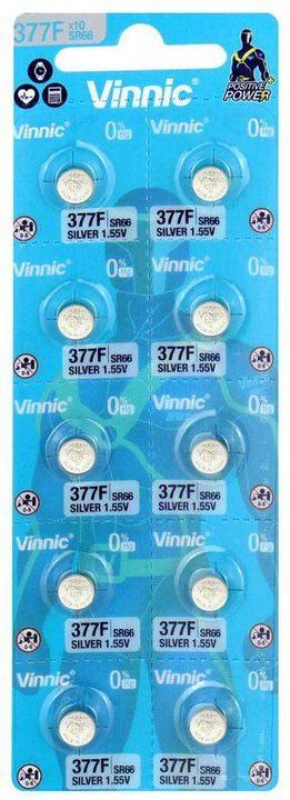 Immagine prodotto Vinnic 377F - 10 pile a bottone (10 pz.)