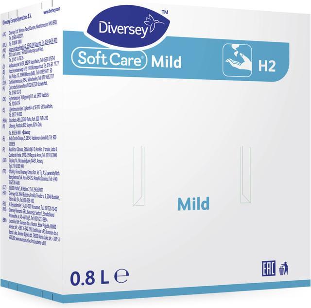 Diversey Soft Care Mild, Milde Seifenlotion zur Händereinigung (Seifenlotion, 800 ml)