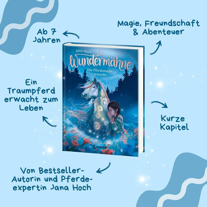 Produktbild Loewe Wundermähne (Band 1) - Die Pferdemagie erwacht (Deutsch, Marie Beschorner, Jana Hoch, 2025)