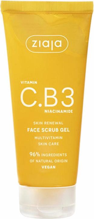 Ziaja Gel scrub alla niacinamide Vitamina C.B3 100ml (Scrub detergente, 100 ml)