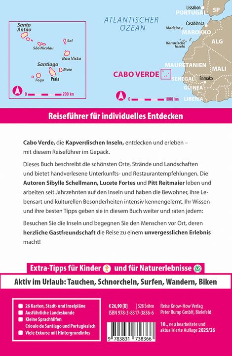 Produktbild Reiseführer Cabo Verde – Kapverdische Inseln (Deutsch, Lucete Fortes, Sibylle Schellmann, Pitt Reitmaier, 2024)