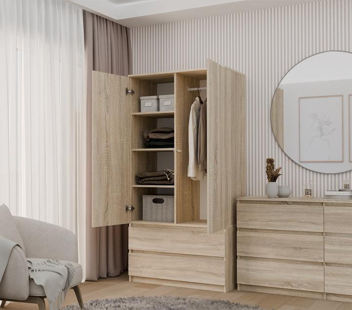 Image du produit Topeshop Szafa Malwa (90 x 50 x 180 cm)