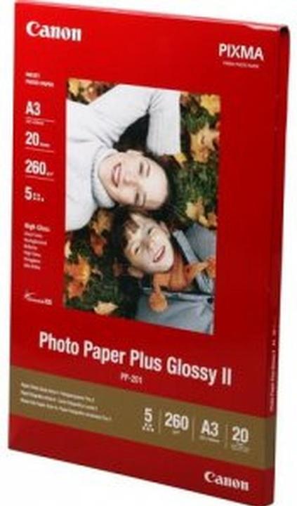 Actual product image Canon PP-201 Plus Glossy II (265 g/m², A3, 20 x)