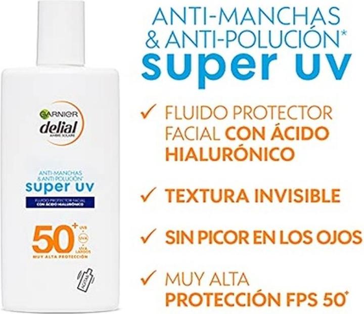 Produktbild Garnier 3600542298254, Sonnenschutzcreme, Gesicht, 40 ml, Flasche, Schutz, Empflindliche Haut (Sonnencreme Gesicht, SPF 50, 40 ml)