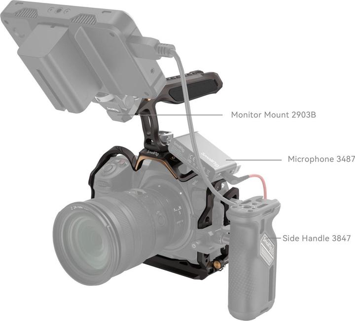 Immagine prodotto SmallRig Kit gabbia "Night Eagle" per Nikon Z 8 4317 (Gabbietta)
