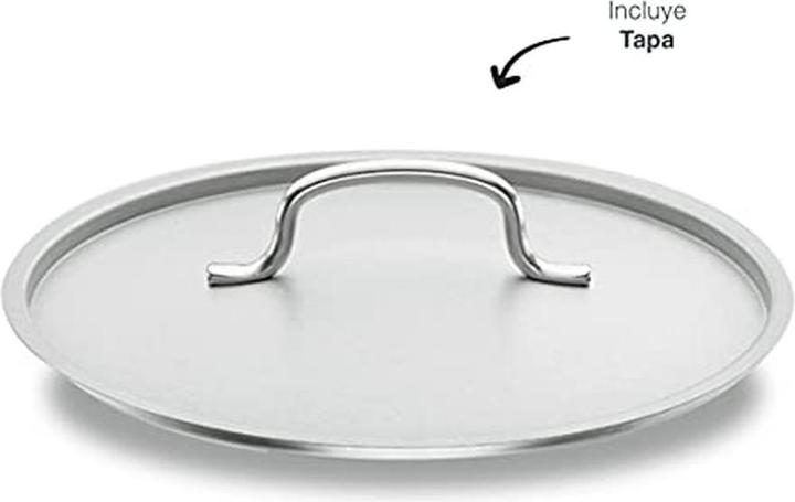 Actual product image Lacor 50145 (45 cm, Pot, Stainless steel)