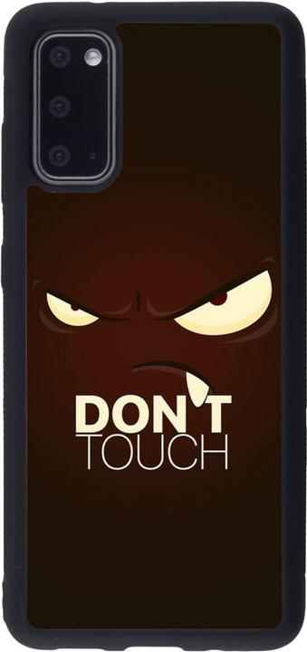 Produktbild PhoneLook Hülle Silikon schwarz Angry Dont Touch (Samsung Galaxy S20)