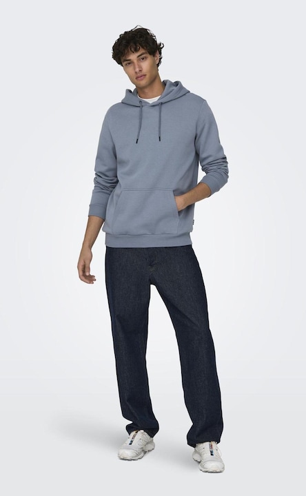 Produktbild Only & Sons Normal geschnitten Kapuze Sweatshirt Kapuzenpullover (S)