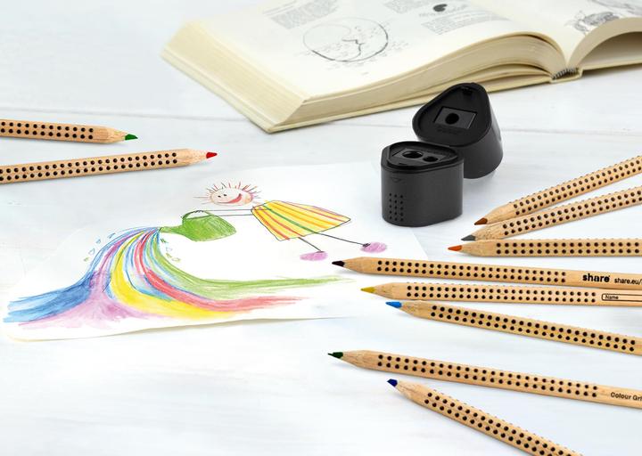 Produktbild Share Buntstift, wasserverdünnbar, 12 Stk, sort. basic (12x)