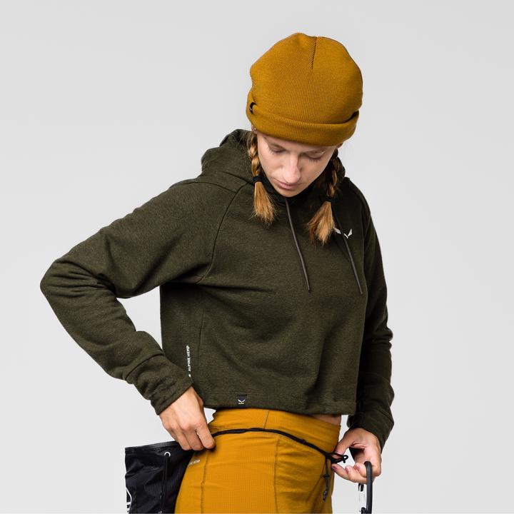 Actual product image Salewa Lavaredo Hemp Cropped Hoodie Da (34, XS)
