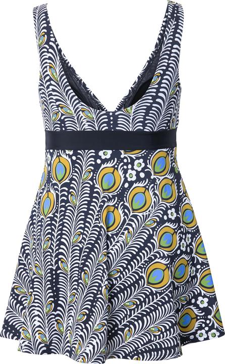 Produktbild Ulla Popken Badekleid, Pfau, Softcups, Powermesh-Futter, recycelt (44)