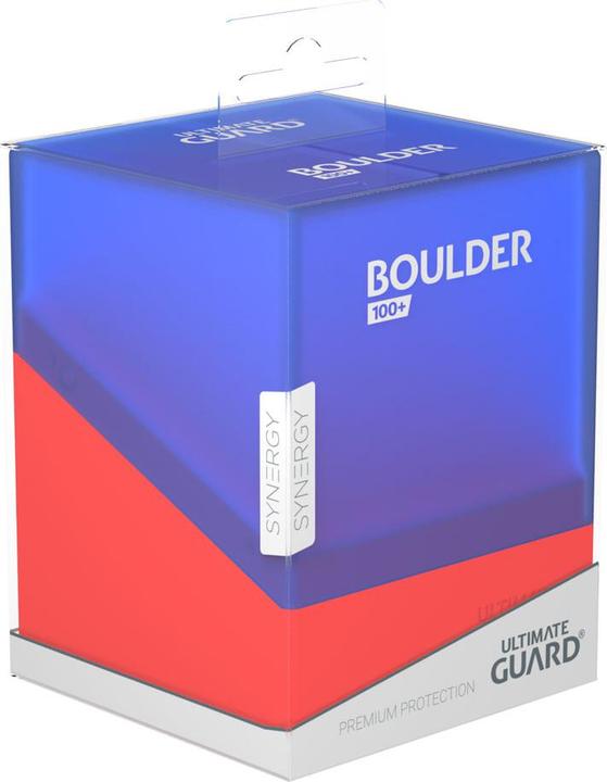 Actual product image Ultimate Guard Boulder Deck Case 100+ SYNERGY Blue/Red