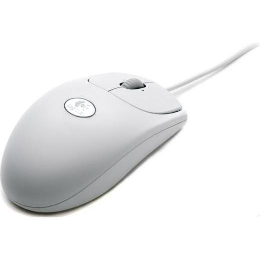Logitech Optical Mouse RX250 (Kabelgebunden), Maus, Weiss