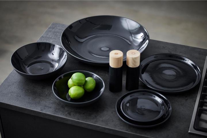 Actual product image Bitz Galaxy Black serving platter