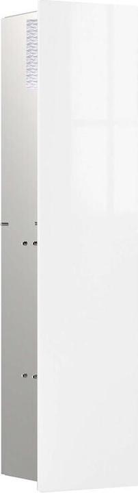 Emco asis pure WC-Modul, Unterputzmontage, Türanschlag rechts, durchgehende Glasfront, 730x170mm, mit