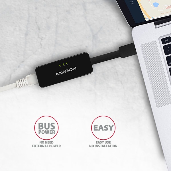 Produktbild Axagon ADE-XR Fast Ethernet 10/100 Adapter - USB 2.0 Typ A (USB 2.0, RJ45 (1x))
