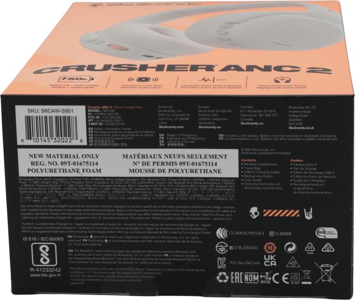 Produktbild Skullcandy Crusher ANC 2 (ANC, 50 h, Kabellos)