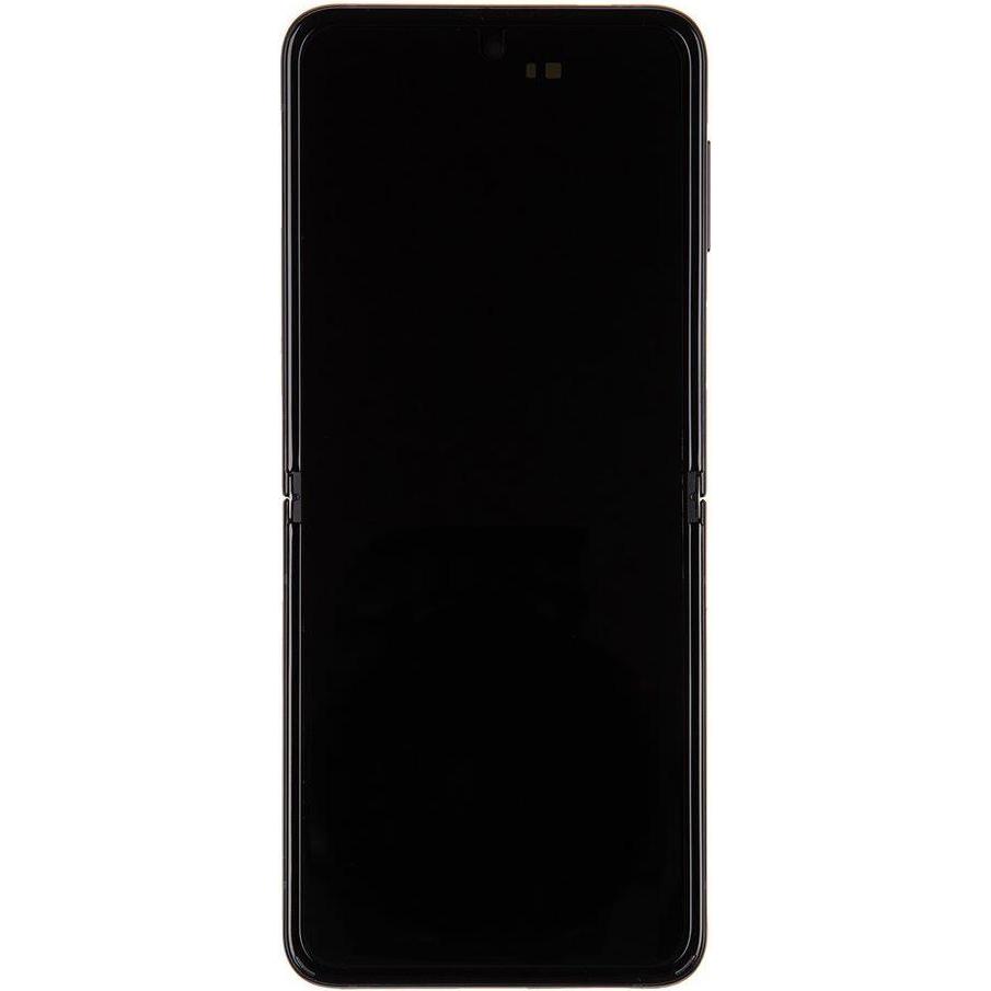 Samsung LCD-Display + Touch-Einheit F711B Galaxy Z Flip 3 5G Schwarz (Service Pack) (Display), Mobil