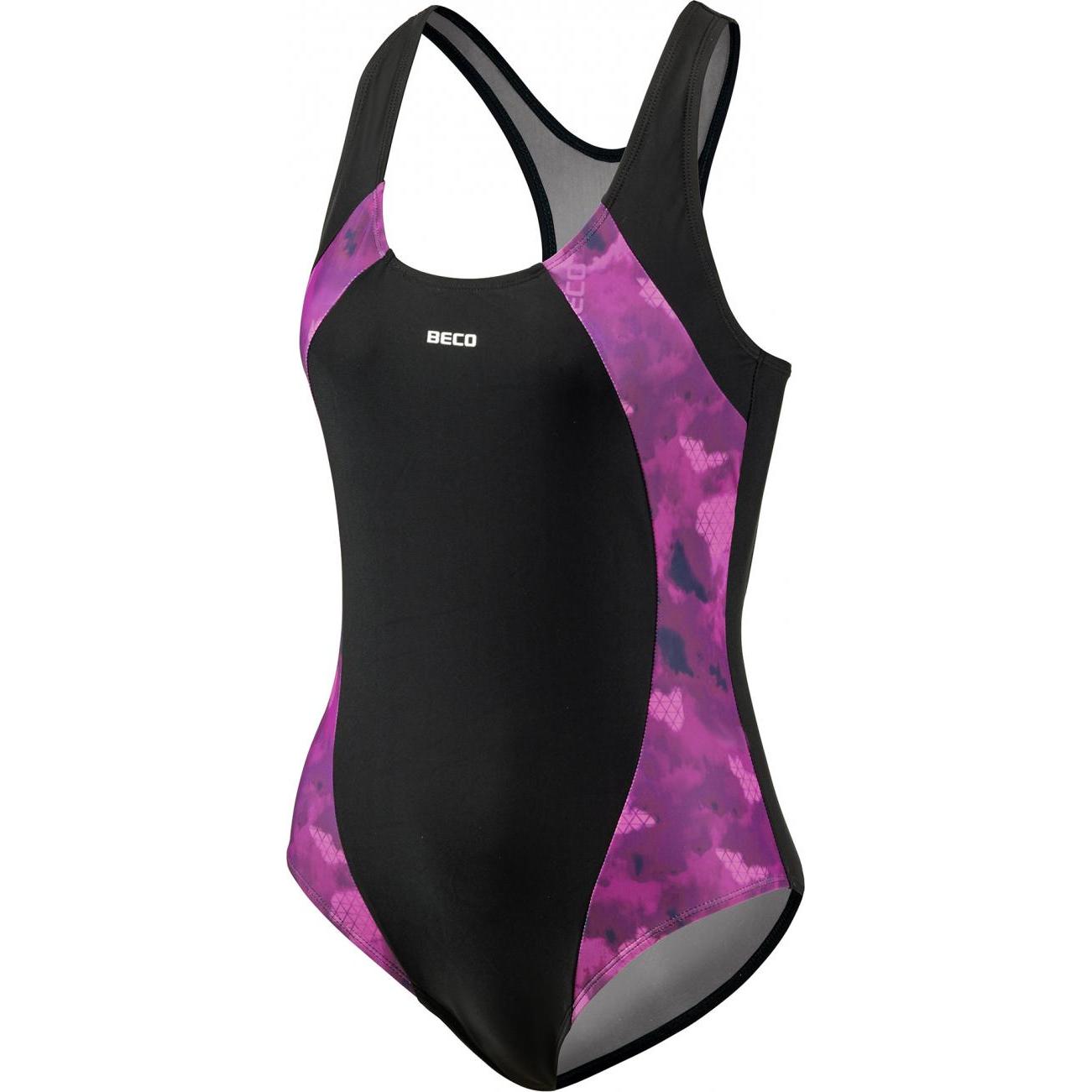 Beco, Badeanzug, Beermann GmbH Schwimmanzug Standard beere/schwarz 36, Schwarz, (36)