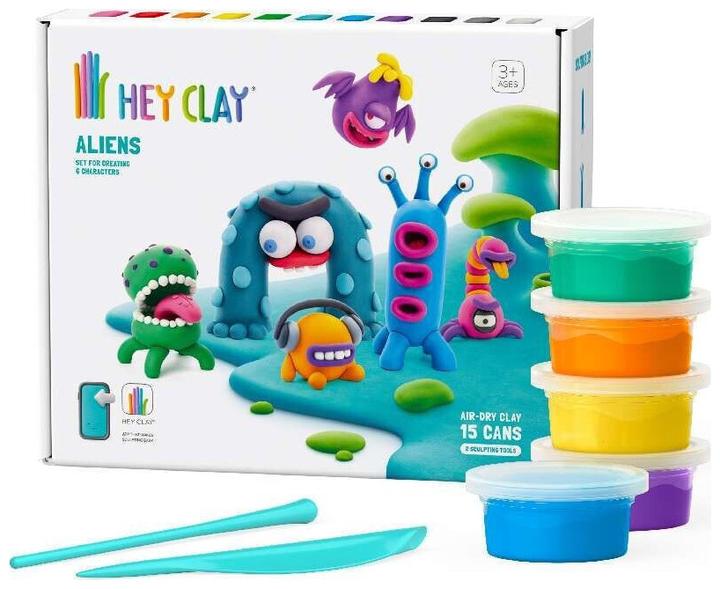 Actual product image Hey Clay Aliens