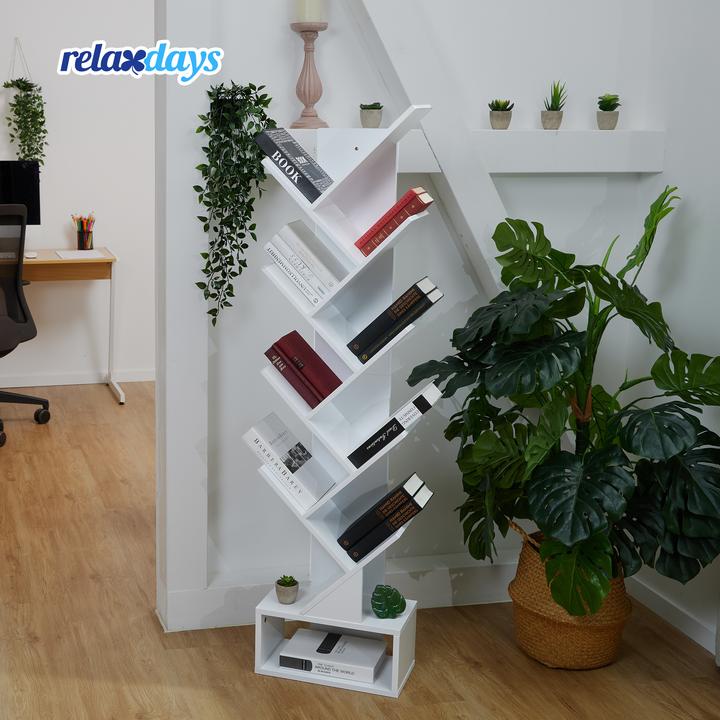Actual product image Relaxdays Bookshelf (38 x 22 x 146 cm)