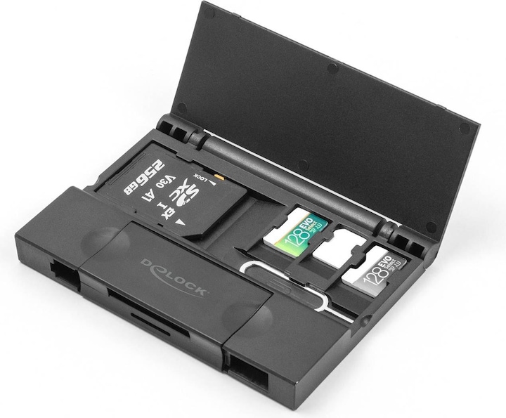 Image du produit Delock Lecteur de cartes USB 5 Gbps USB Type-C / Type-A pour SD et (Type B)