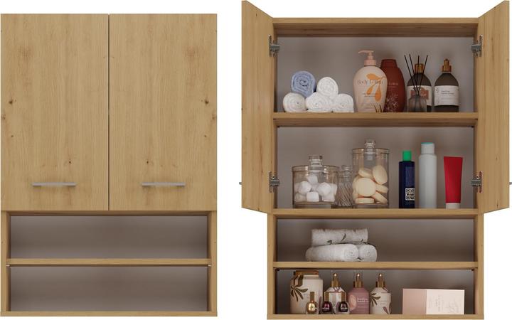 Topeshop Waschmaschinenschrank POLA MINI DK 64x30xH90 Artisan