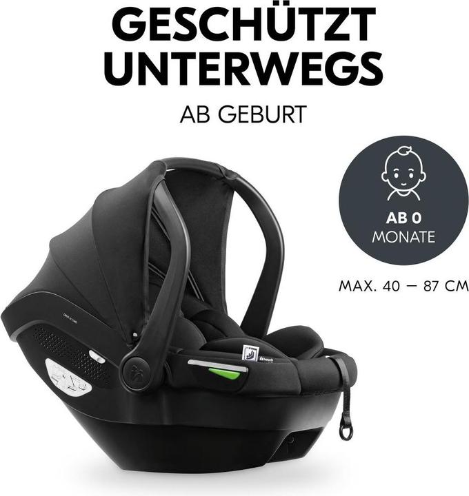 Actual product image Hauck Babyschale Drive N Care i-Size ab Geburt (Baby car seat, ECE R129/i-Size Standard)
