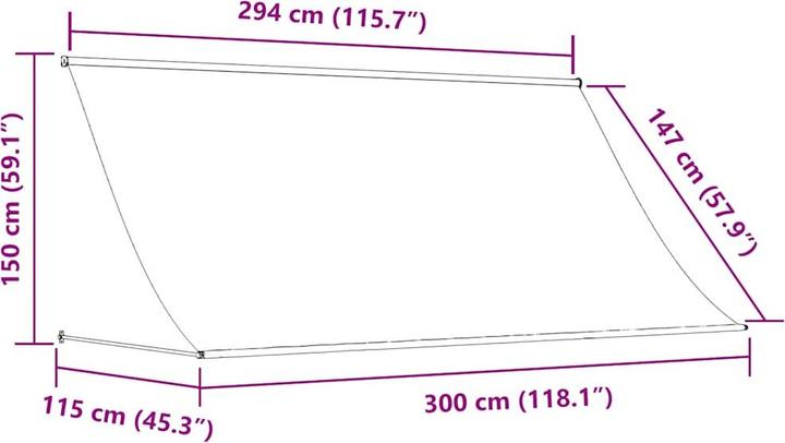 Image du produit vidaXL Markise (1.50 m)