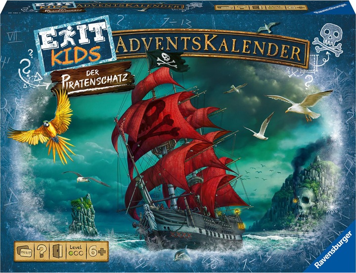 Produktbild Ravensburger Der Piratenschatz - 24 Rätsel